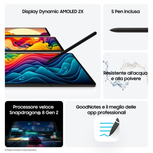 GALAXY TAB S9 11 12GB/256GB WIFI GRAPHITE - immagine 22