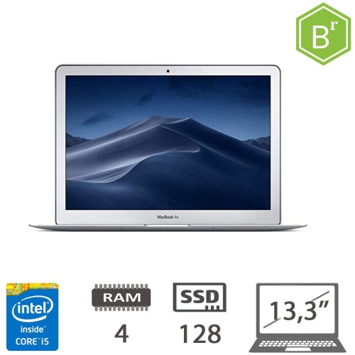 MBA 13,3 (2015)I5-5250U/4/SSD128/SLV/2Y - B