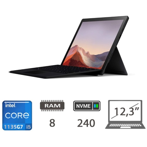 SURFACE PRO 7+ I5-1135G7/8/NVME240/W10P/2Y