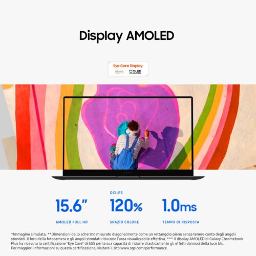 Galaxy ChromebookPlus 15.6 Core 3 16g 256GB Chrome - immagine 13