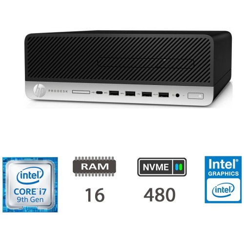 HP 600 G5 SFF I7-9700/16/NVME480/W10P/2Y