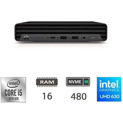 HP 800 G6 DM I5-10500T/16/NVME480/W11P/2
