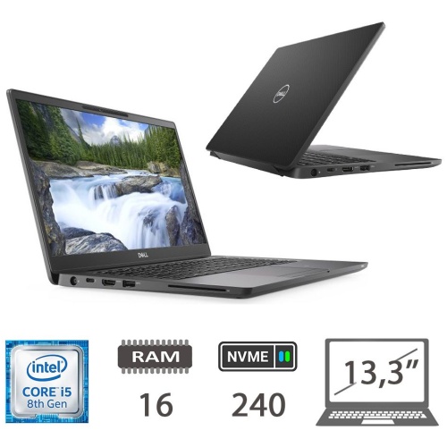 DELL 7300 - I5-8365U/16/NVME240/W10P/13,3/2Y