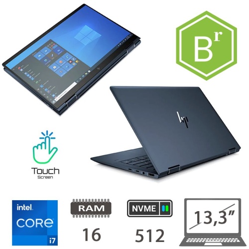 HP DRAGONFLY G2 TS I7-1165G7/16/NVME512/W11P/2Y B