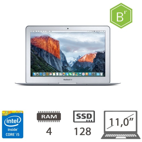 MBA 11,0 (M13)I5-4250U/4/SSD128/SLV/2Y - B