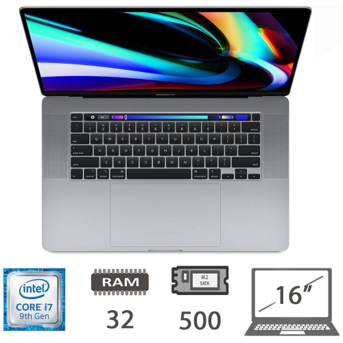 MBP 16 T.BAR(2019)I7-9750H/32/512/SG/2Y