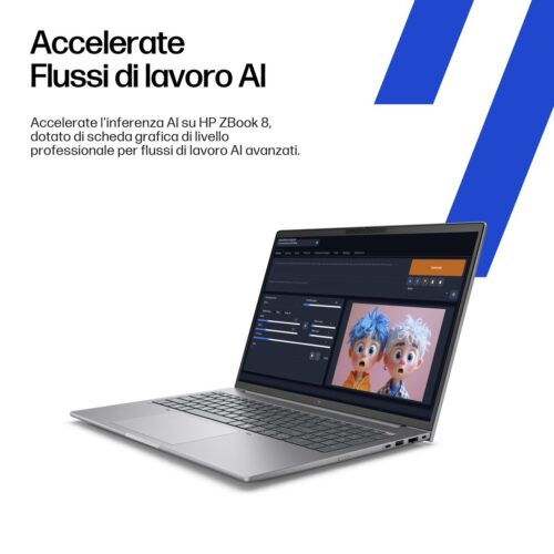 ZBOOK 8 16TG1I ULTRA7 255H 32/1 RTX500 W11P 3YOFF - immagine 10