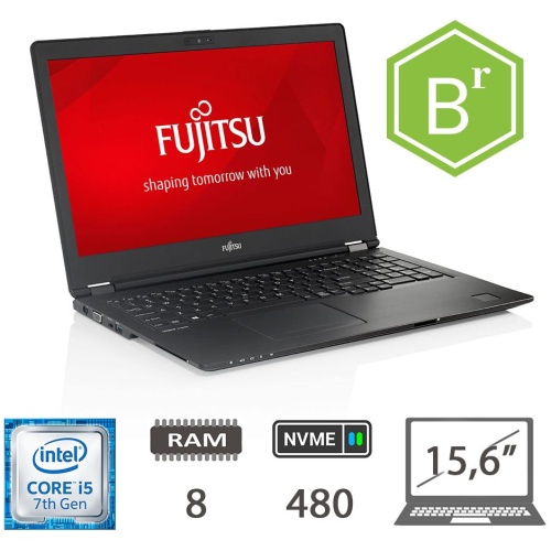 FUJITSU U757 -I5 7300U/8/NVME480/15.6/W10P/2Y B