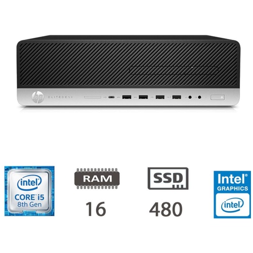 HP 800 G4 SFF - I5-8400/16/SSD480/W11P/2Y