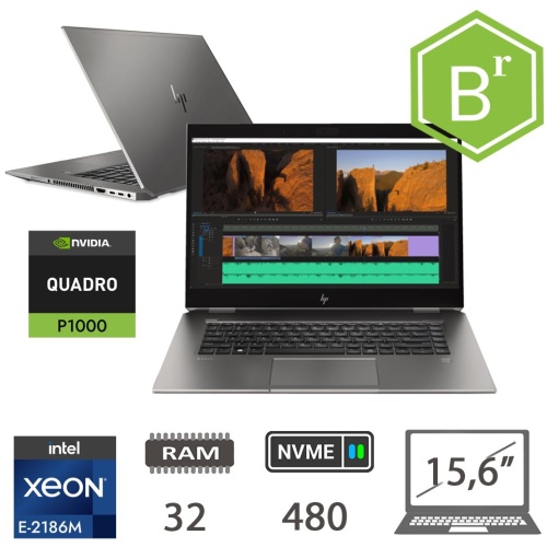 HP ZBOOK ST G5 XEON E-2186M/32/NVME480/W11P/2Y B