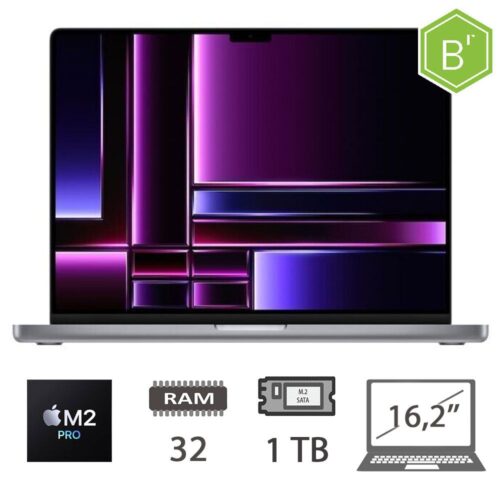 MBP 16,2 (2023)M2 PRO-12C/32/1TB/19C GPU/SG/2Y - B