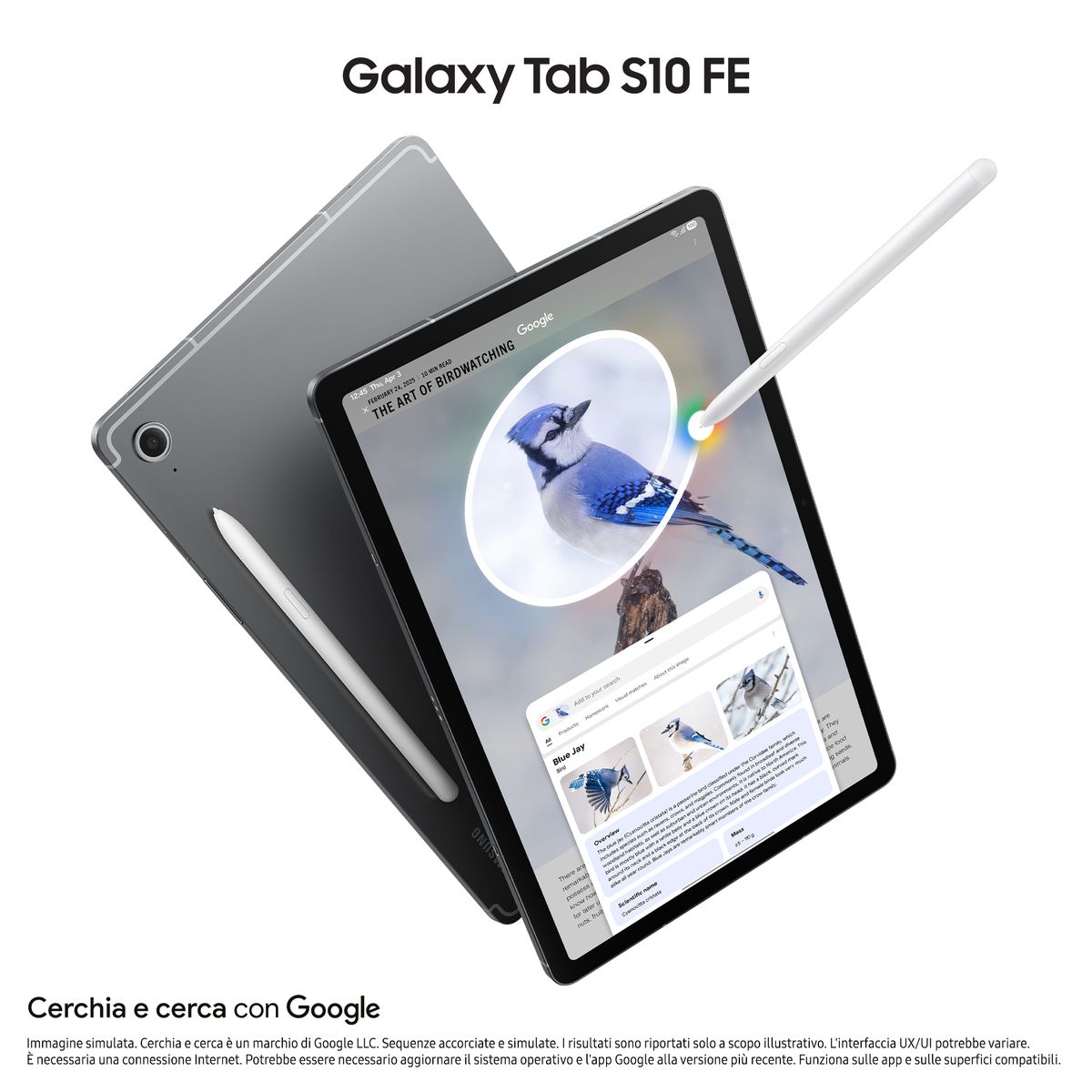 GALAXY TAB S10 FE 10.9 X520N WIFI 8GB 128GB - immagine 2