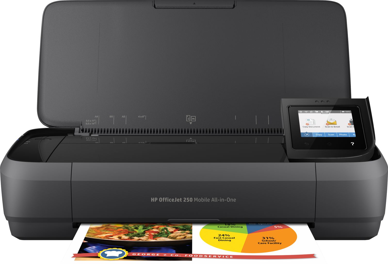 OJ 250 MOBILE MFP 9/6PPM WIFI USB ADF 10F - immagine 13