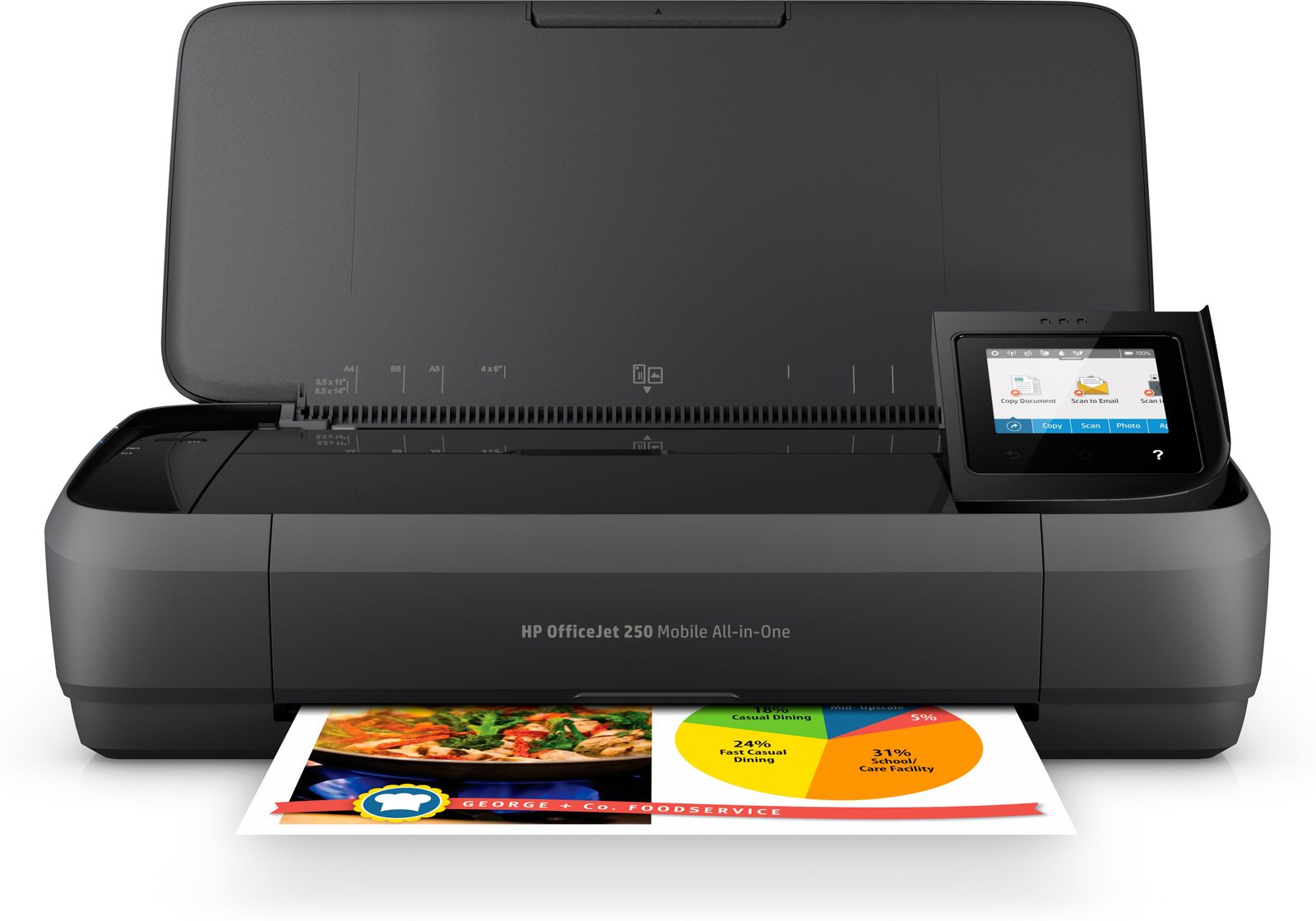 OJ 250 MOBILE MFP 9/6PPM WIFI USB ADF 10F - immagine 6