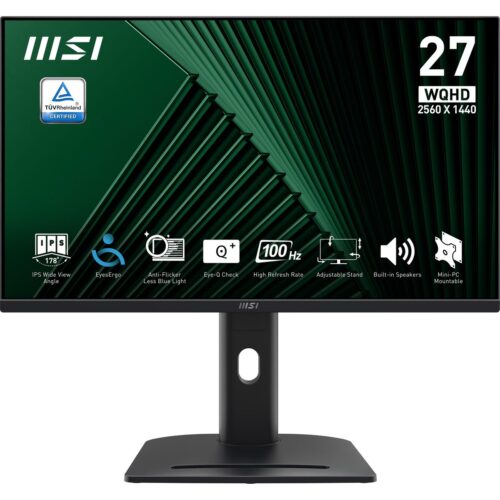MSI PRO MP275QPG 27 WQHD 2XHDMI DP MULTI VESA