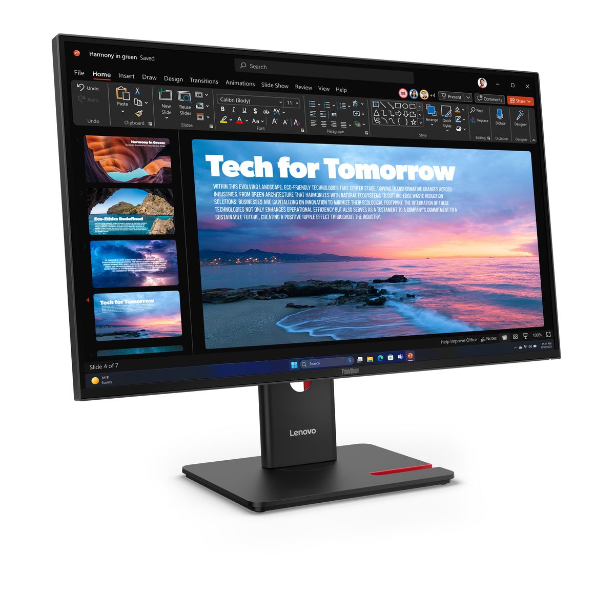TS THINKVISION T27QD-40 27QHD IPS/QHD/HDMI,DP,USB - immagine 3
