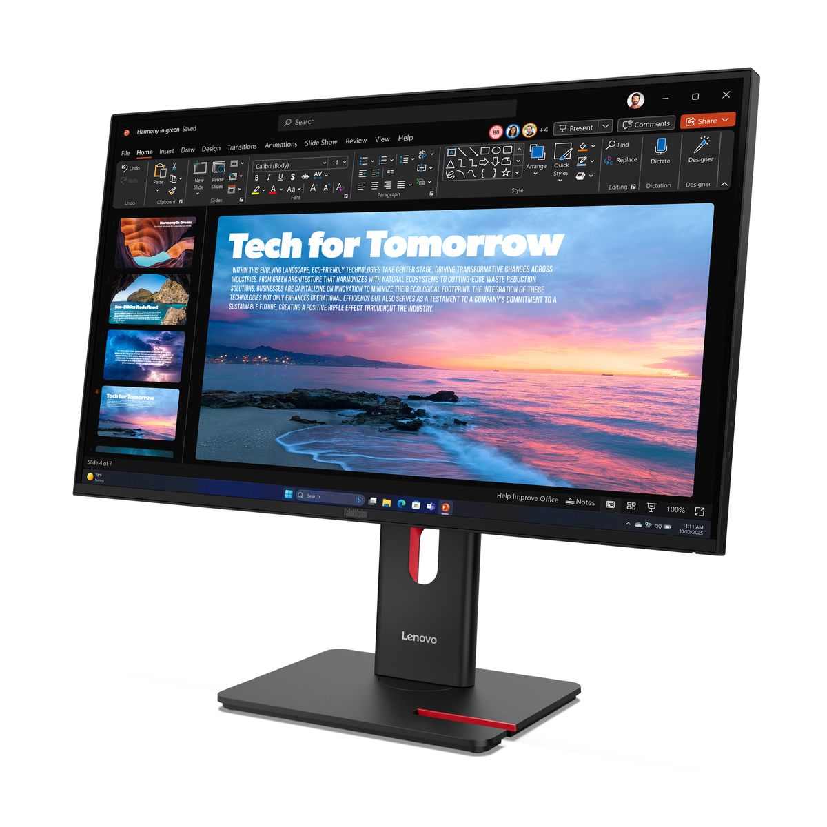 TS THINKVISION T27QD-40 27QHD IPS/QHD/HDMI,DP,USB - immagine 4