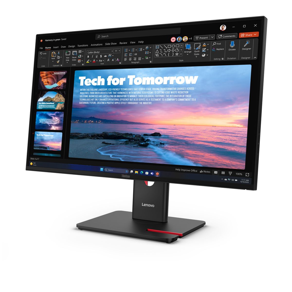 TS THINKVISION T27QD-40 27QHD IPS/QHD/HDMI,DP,USB - immagine 2