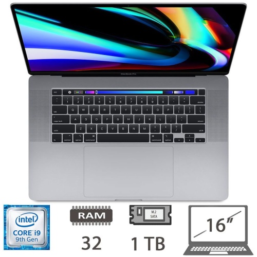 MBP 16 T.BAR(2019)I9-9880H/32/1TB/SG/2Y