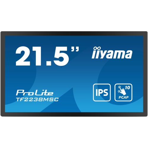 21,5 touch 1920x1080, IPS DP HDMI 525cd/m²