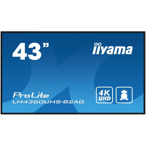 43  3840x2160 500cd/m² 3x HDMI, USB 2x 10W wifi
