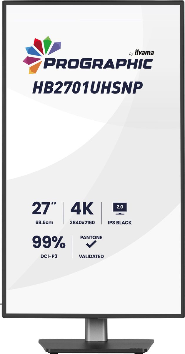 27 IPS 3840x2160 HDMI DP MULTIMED USB HUB - immagine 3
