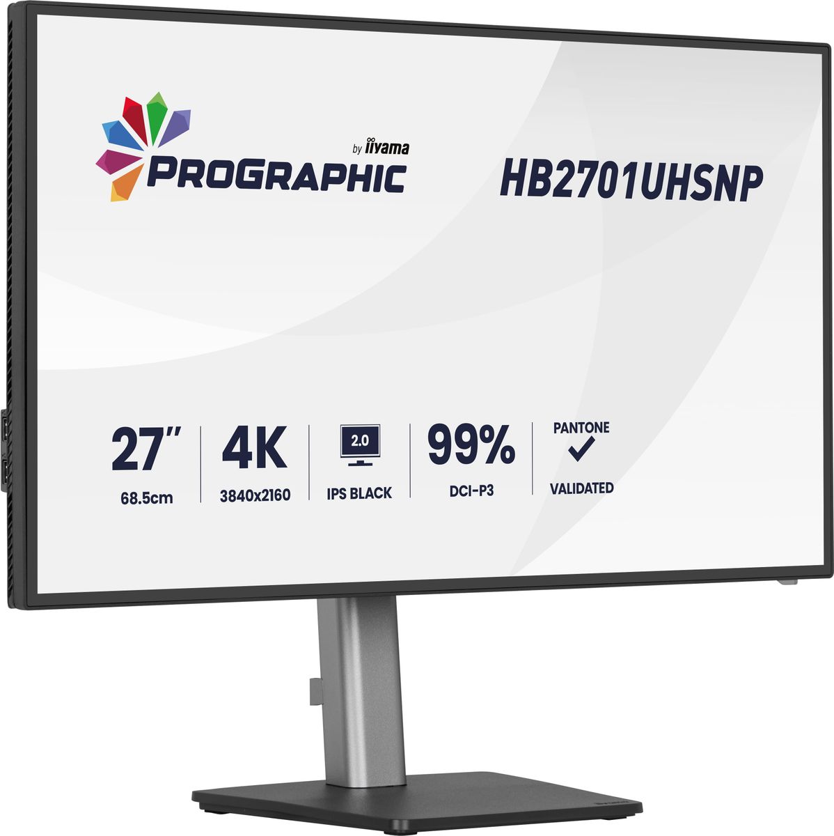 27 IPS 3840x2160 HDMI DP MULTIMED USB HUB - immagine 2
