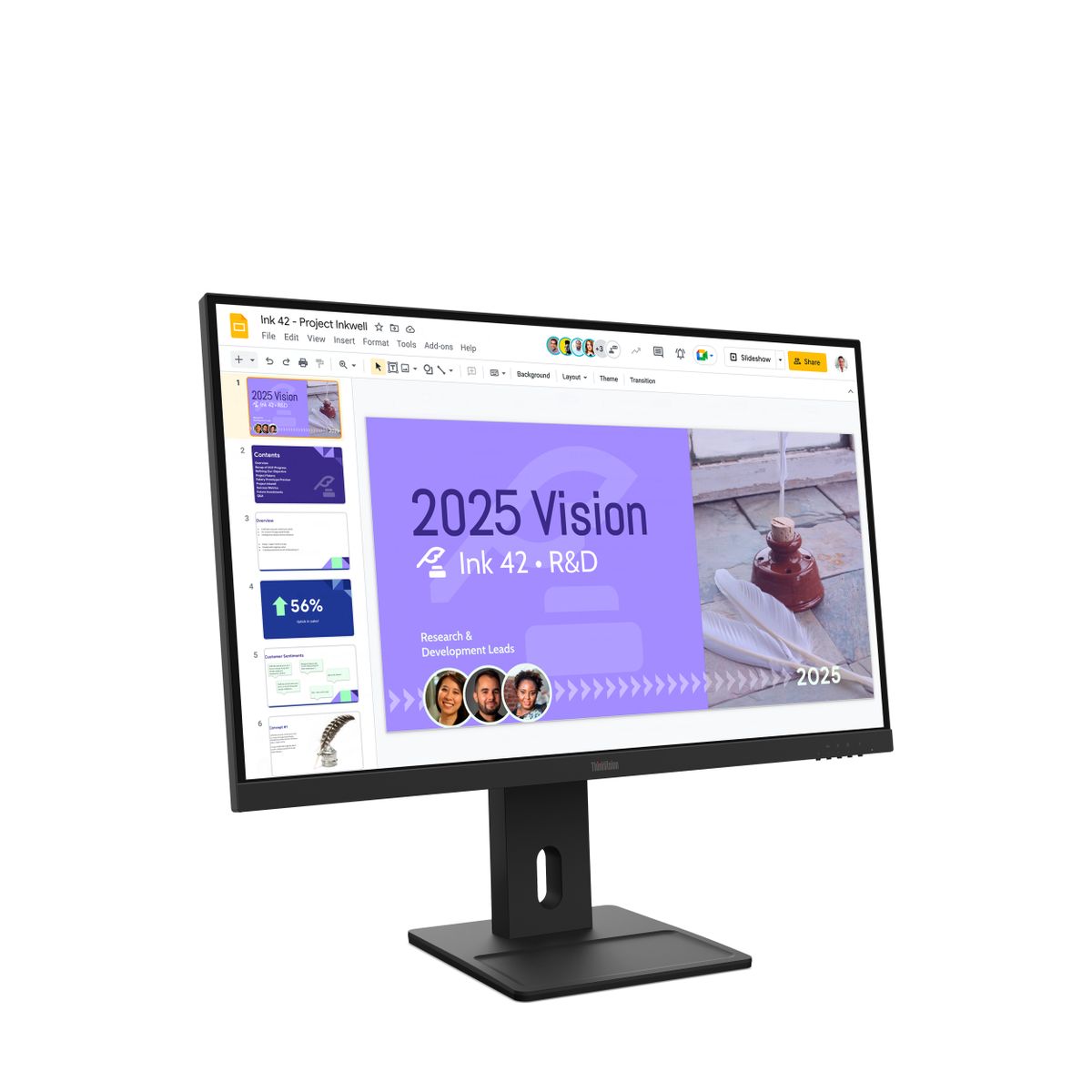 TS THINKVISION E27Q-40 27 QHD IPS/QHD/HDMI/SPEAKER - immagine 2