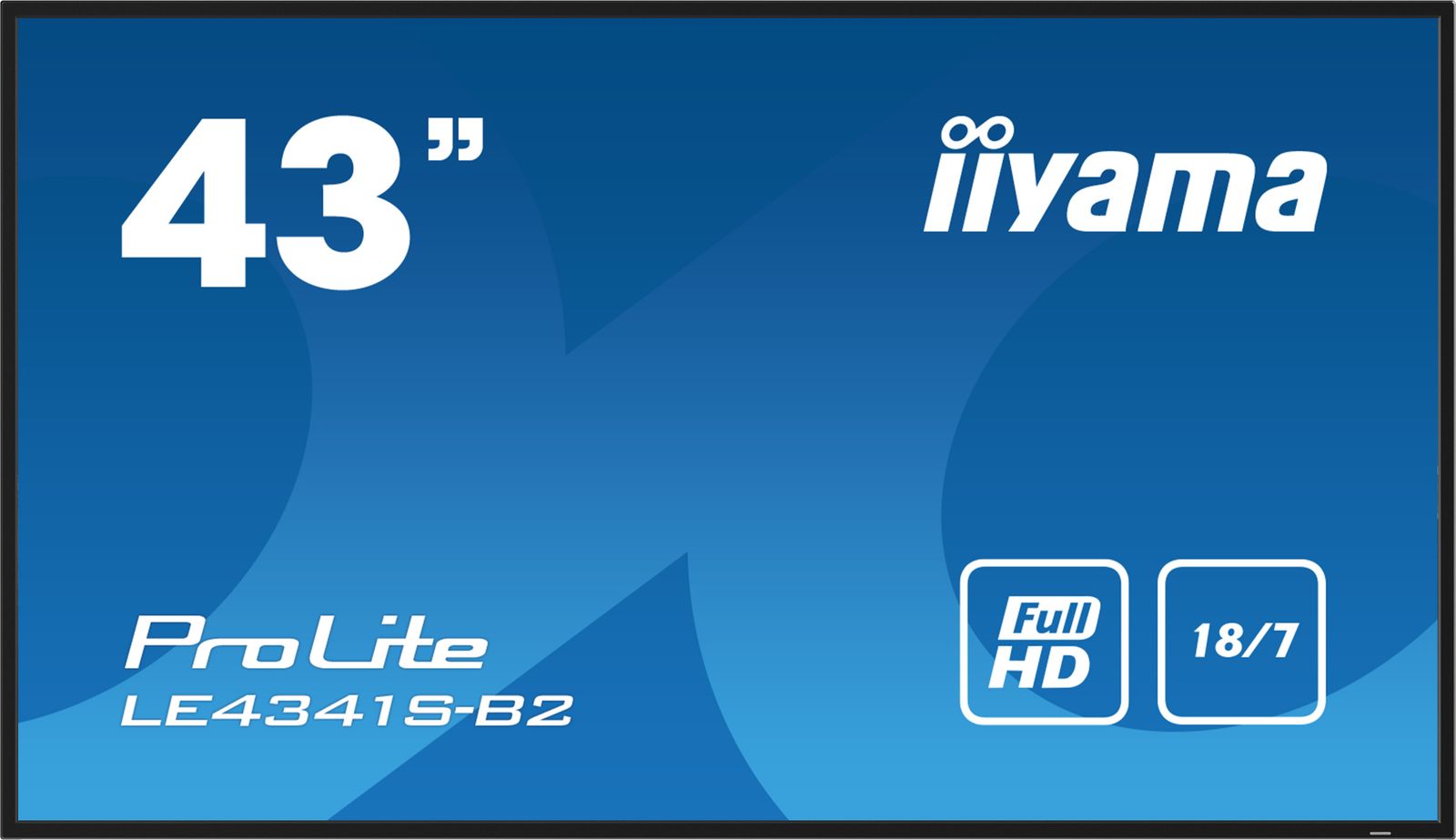 43 1920x1080, IPS panel, 1 Haze VGA, 3x HDMI