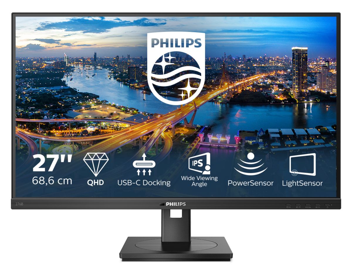 27 IPS USB-C DOCKING 2560*1440, 75 HZ, 350CD/M2