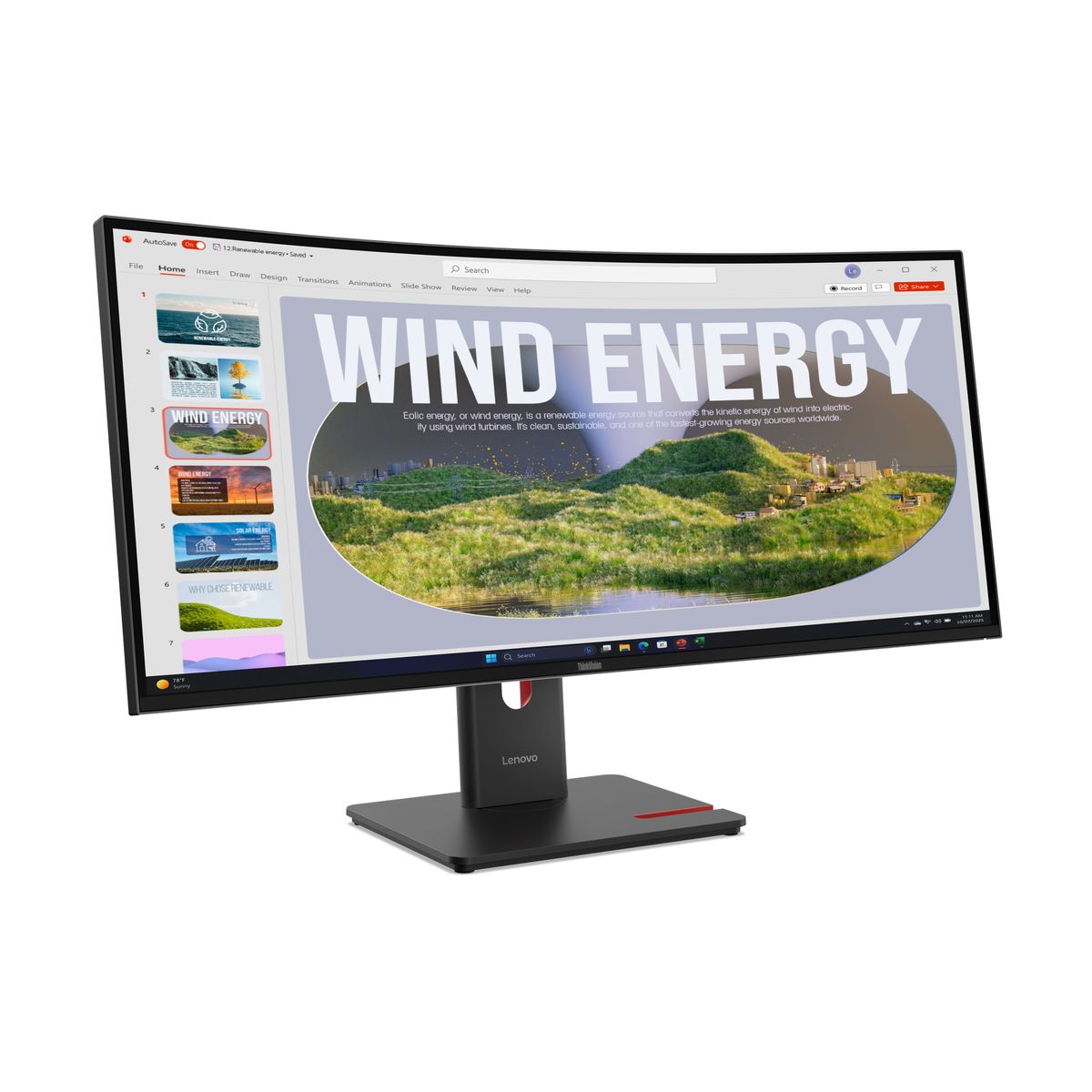 THINKVISON IT34WD-40 VA/WQHD/HDMI,DP,USB-C(96W)ETH - immagine 4