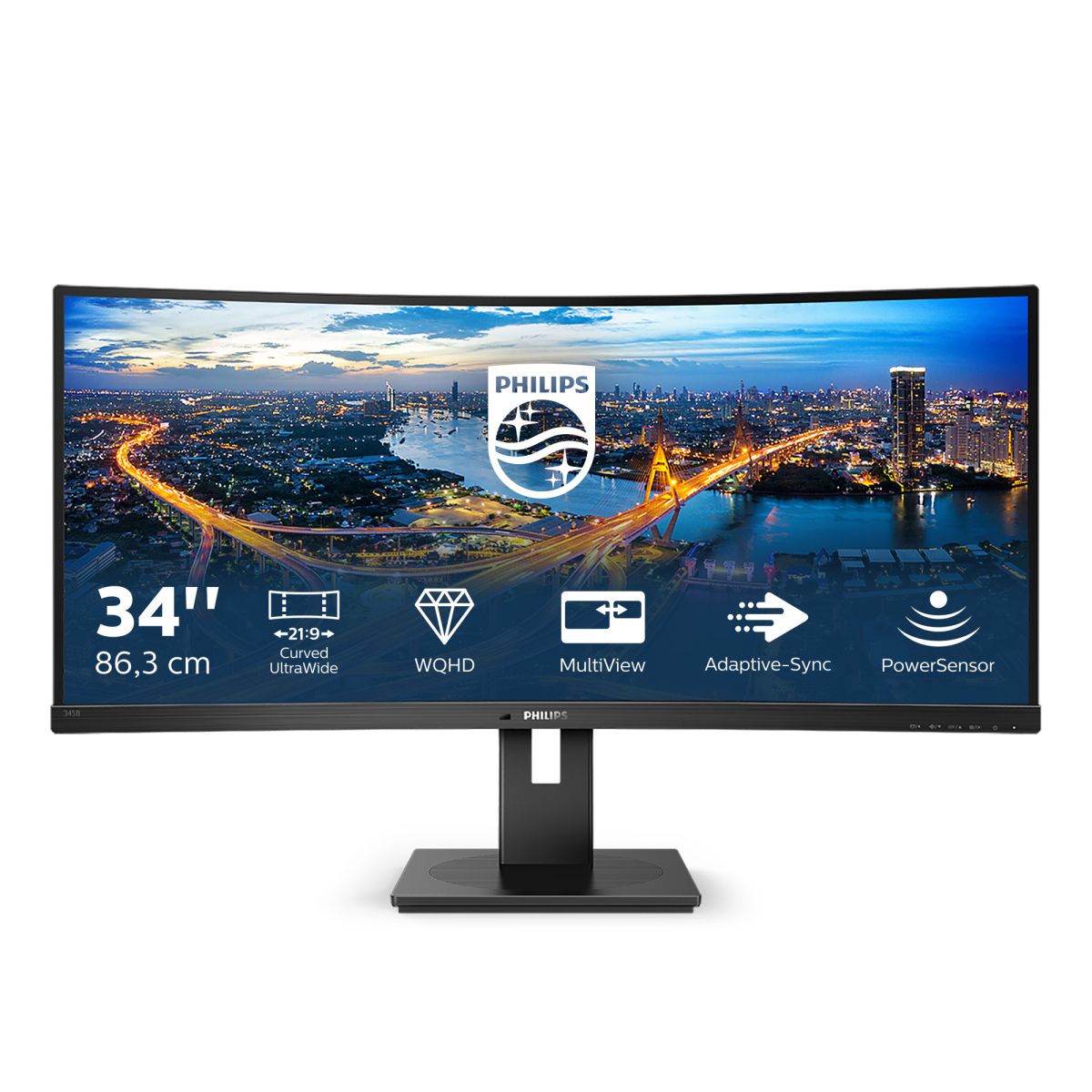 34 21:9 CURVO 3440*1440 DP HDMIX2 USB MULTIMED