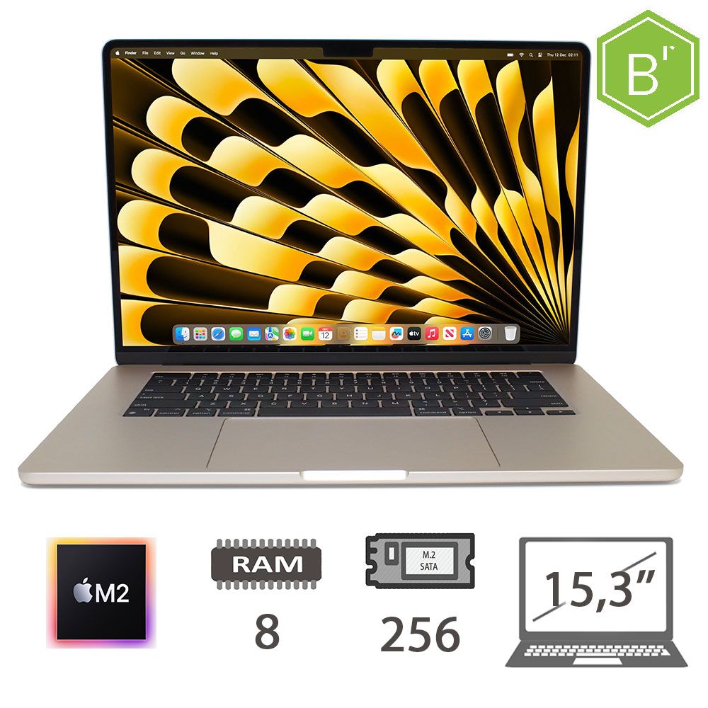 MBA 15,3 (2023)M2-8C CPU/8/256/10C GPU/STL/2Y - B