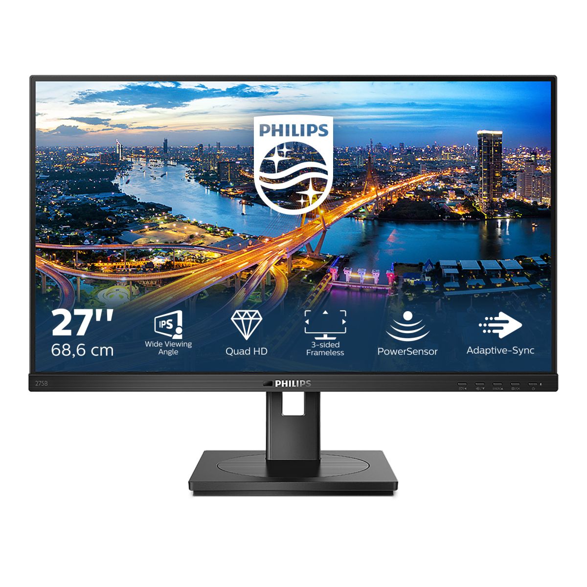 27 IPS 2560X1440 IPS POWERSENSOR ERGONOMIA TOTALE