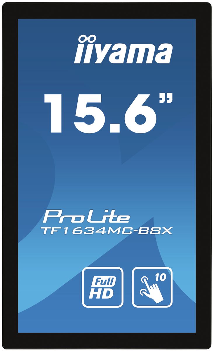 15,6 PCAP TOUCH 1920X1080, DISPLAYPORT, HDMI, VGA - immagine 2