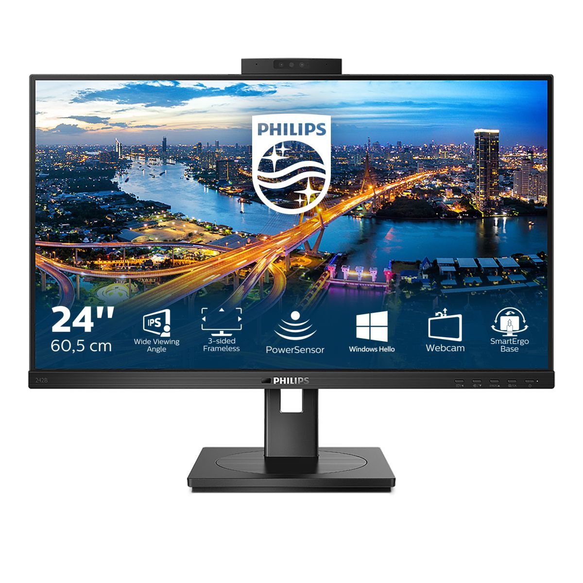 23,8 IPS WEBCAM E MICROFONO INTEGRATI WIN HELLO