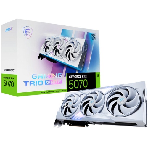 MSI VGA GEFORCE RTX 5070 12G GAMING TRIO OC WHITE
