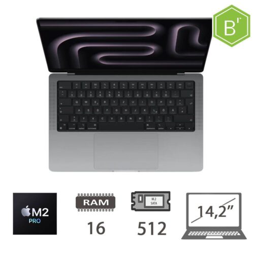 MBP 14,2 (2023)M2 PRO-12C/16/512/19C GPU/SG/2Y - B