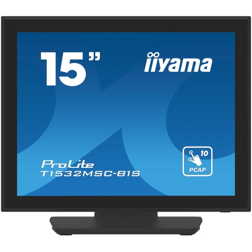 15 PCAP Bezel Free Front, 10P Touch, 1024x768,
