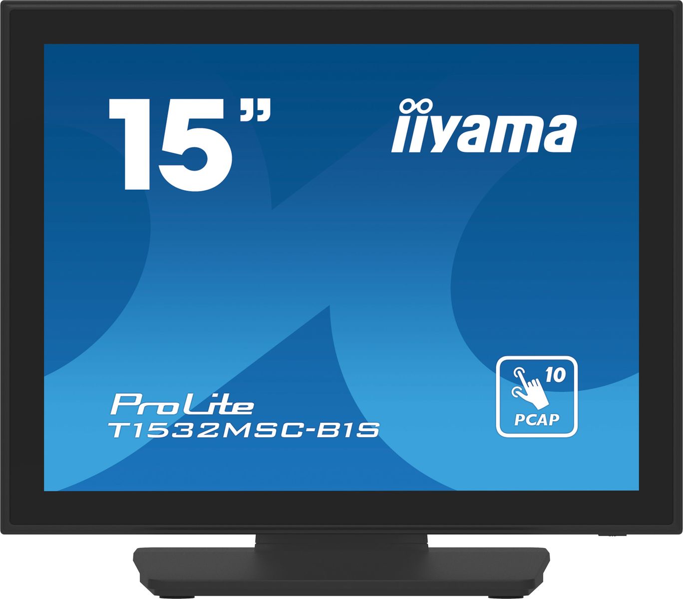 15 PCAP Bezel Free Front, 10P Touch, 1024x768,
