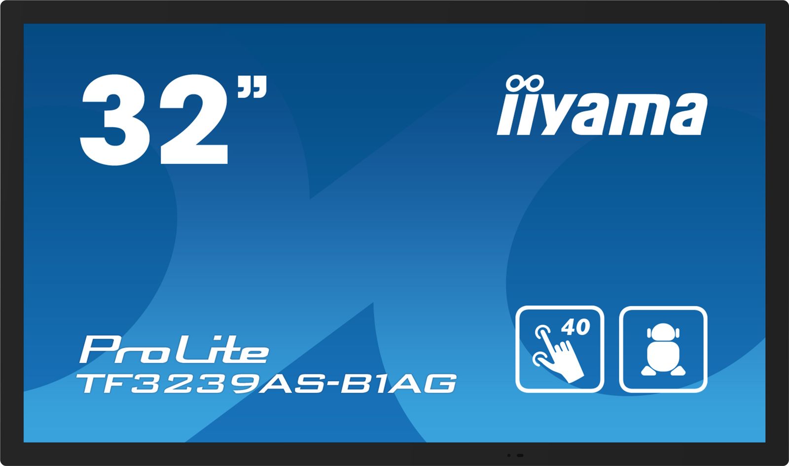 32 Bonded PCAP 40-Points Touch Screen, 1920x1080