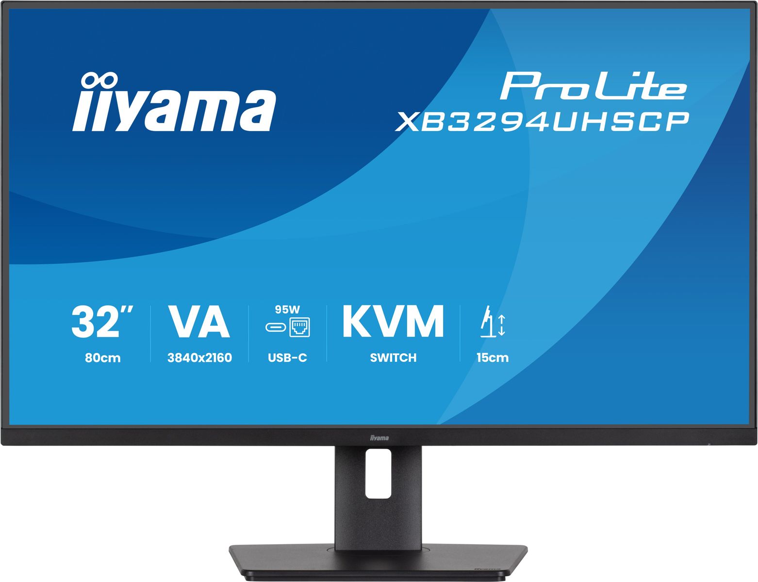 32 VA-panel, 3840x2160 DisplayPort, 2x HDMI, USB - immagine 2