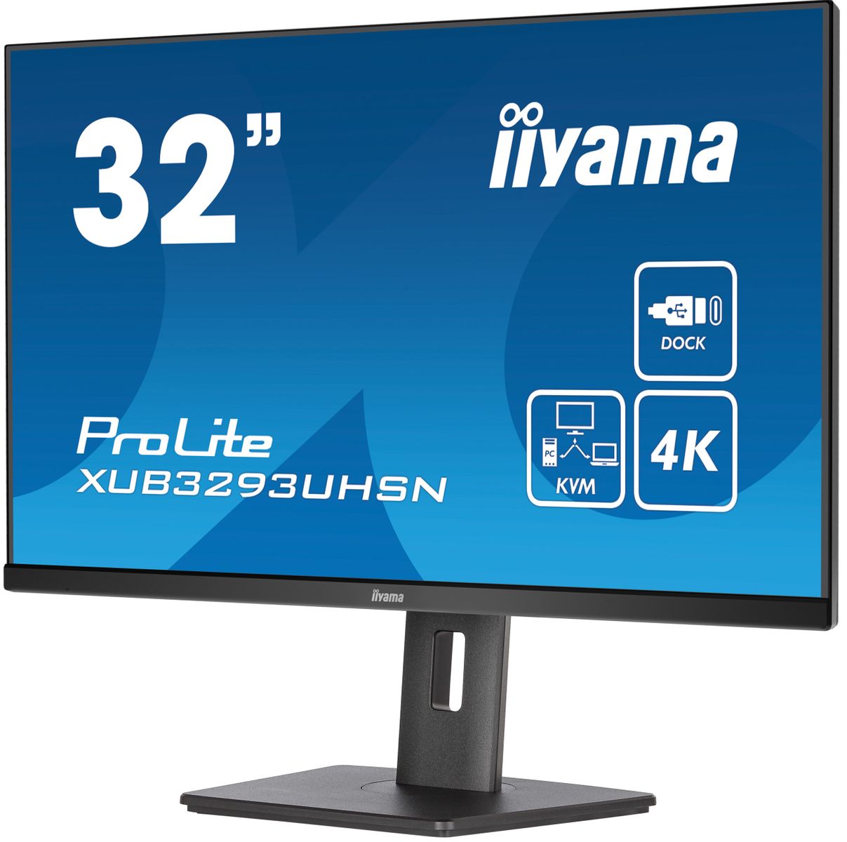 31,5 IPS, 3840X2160,1H1DP, USB-C DOCK - immagine 4