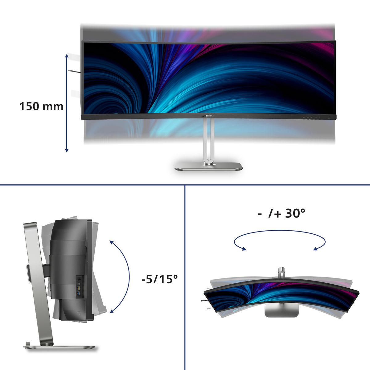 MONITOR CURVO SUPERWIDE - immagine 3