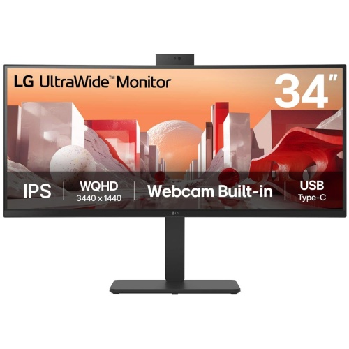 34   IPS BORDERLESS - CURVO -  WEBCAM FHD