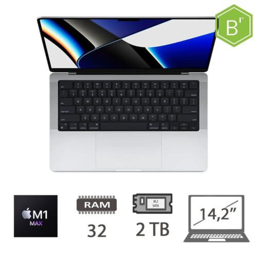 MBP 14,2 (2021)M1 MAX-10C/32/2TB/32C GPU/SLV/2Y-B