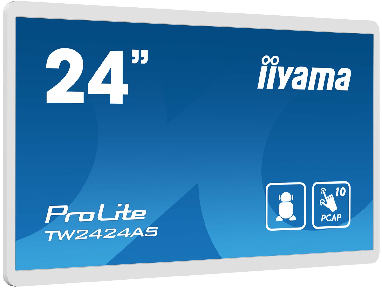 24 Android 12 touch 1920x1080 wifi hdmi bianco - immagine 2