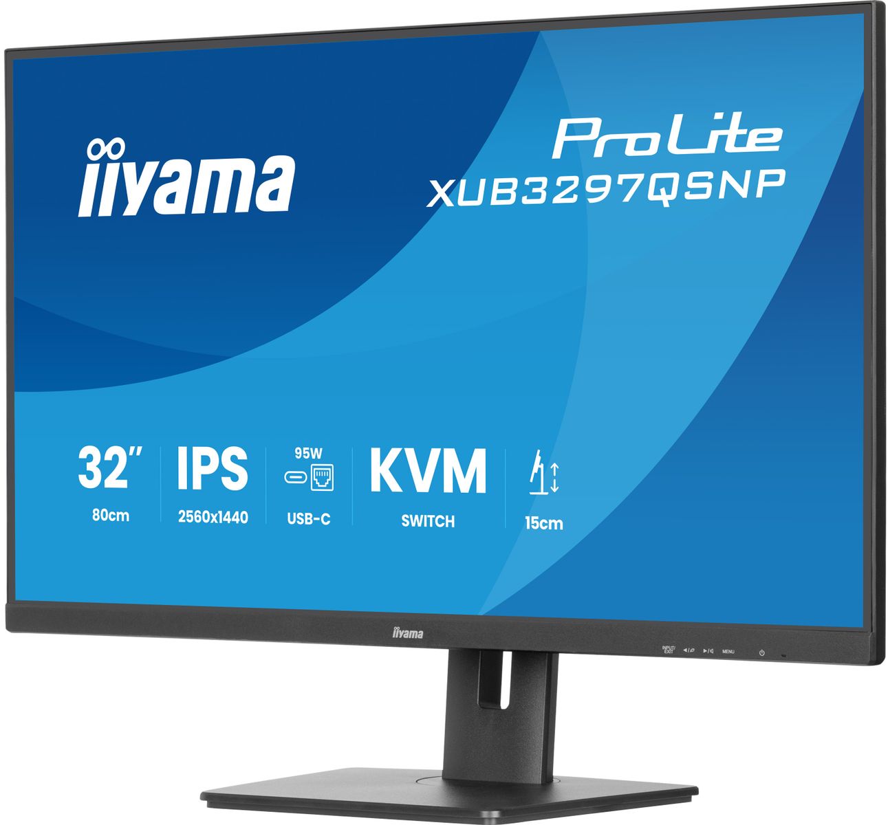 32 IPS-panel, 2560x1440, 350cd/m², USB-C Dock - immagine 9