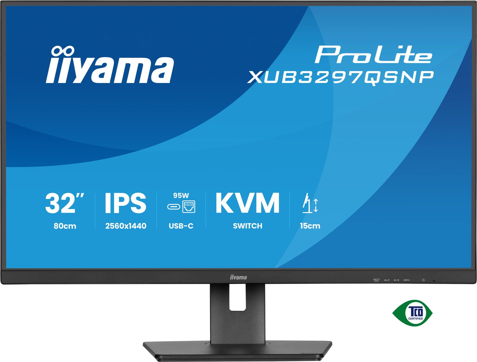 32 IPS-panel, 2560x1440, 350cd/m², USB-C Dock - immagine 2