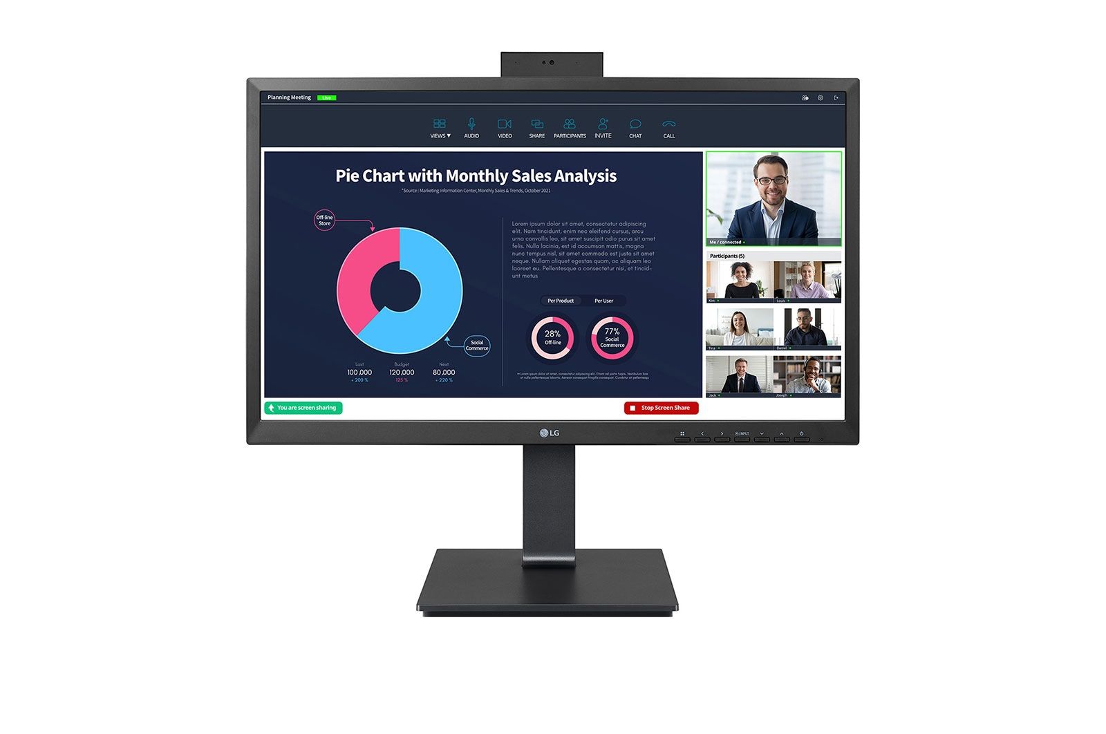 23.8 IPS 1920X1080 HDMI DP USB-C USBX3 MULTIMED - immagine 2
